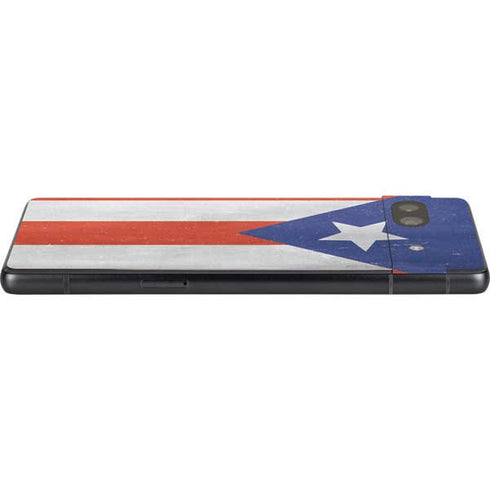 Puerto Rico Flag Distressed Google Pixel 7a Skin